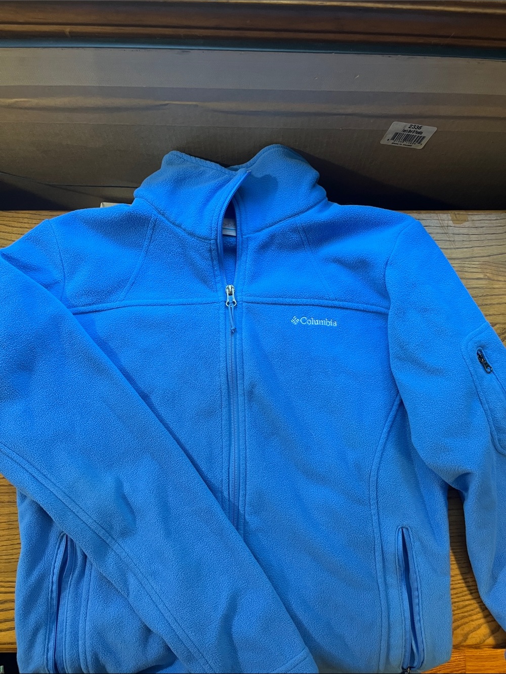 Columbia Bright Blue Full-Zip Fleece Jacket